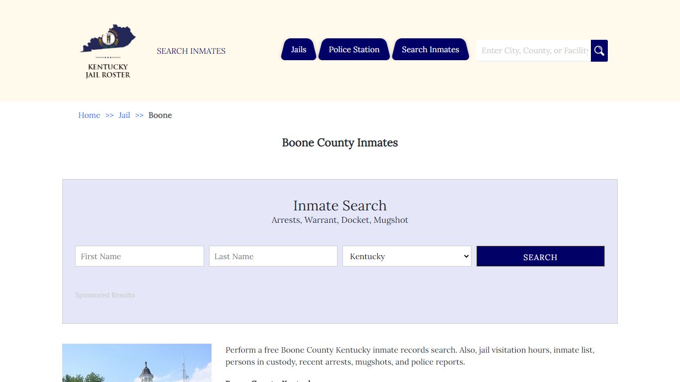 Boone County Inmates | Jail Roster Search